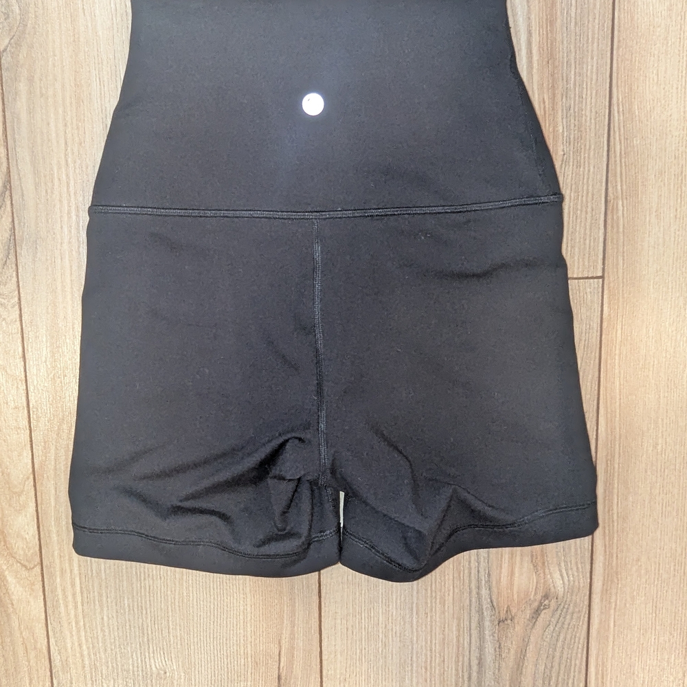 Yogalicious Jet Black Women's Athletic Shorts
